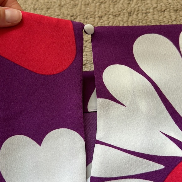 Boden Floral Top Sz 2. Small shoulder pads - Picture 4 of 7